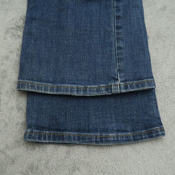 Levi's 515 Jeans Women's Size 8M Blue Mid-Rise Bootcut 31" Inseam Distressed - Picture 2 of 16
